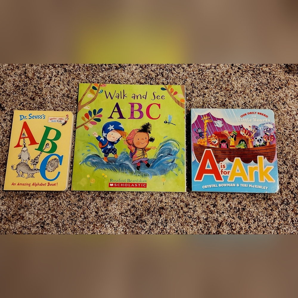 Set Of 3 ABC Books For Children